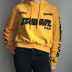Justin Bieber tour sweatshirt